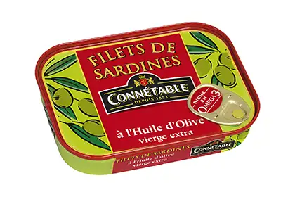Сардины [филе] в оливковом масле «Connetable», 100г