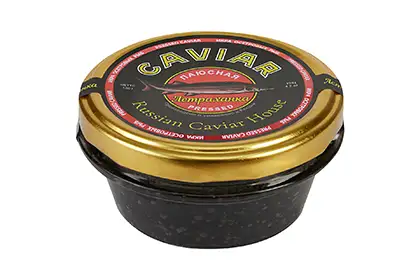 Икра Стерляди Паюсная "Астраханка" «Русский Икорный Дом», 120г