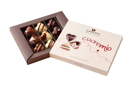 Конфеты Шоколадные Ручной Работы «КоуреМио», 18шт. (Cioccolatini CuoreMio, 18 pezzi)
