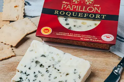Сыр Рокфор от Papillon, б/у, 100г